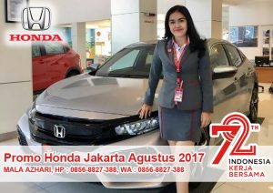 Promo Kredit Mobil Honda Edisi Agustus 2017