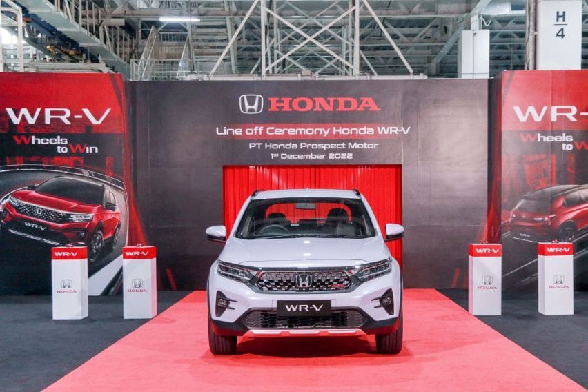 Honda Mulai Produksi Massal Mobil Terbaru WR-V di Pabrik Karawang
